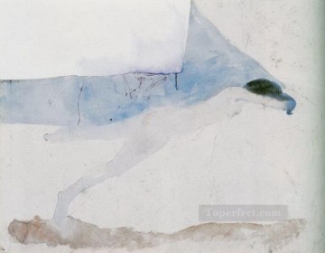 パブロ・ピカソ Painting - 横たわる女 1904年 パブロ・ピカソ
